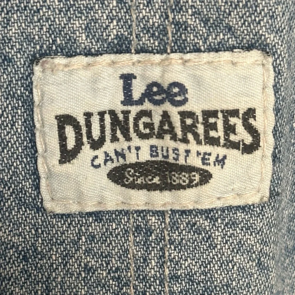 Vintage Lee Dungarees Chore Coat Denim Workwear Barn Jacket L - Picture 2 of 7